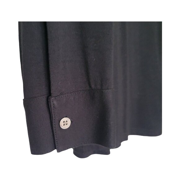 J. Jill Collared stretch fabric top with button sleeves - Picture 4 of 7